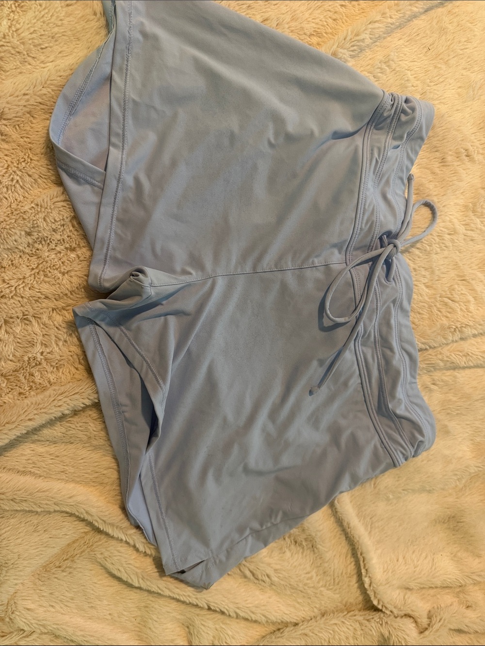 Athleta Pale Blue Women's Swim surge shorts - Picture 3 of 5